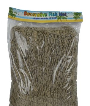 Imports Authentic Used Brown Fishing Net 10 by 10 FT